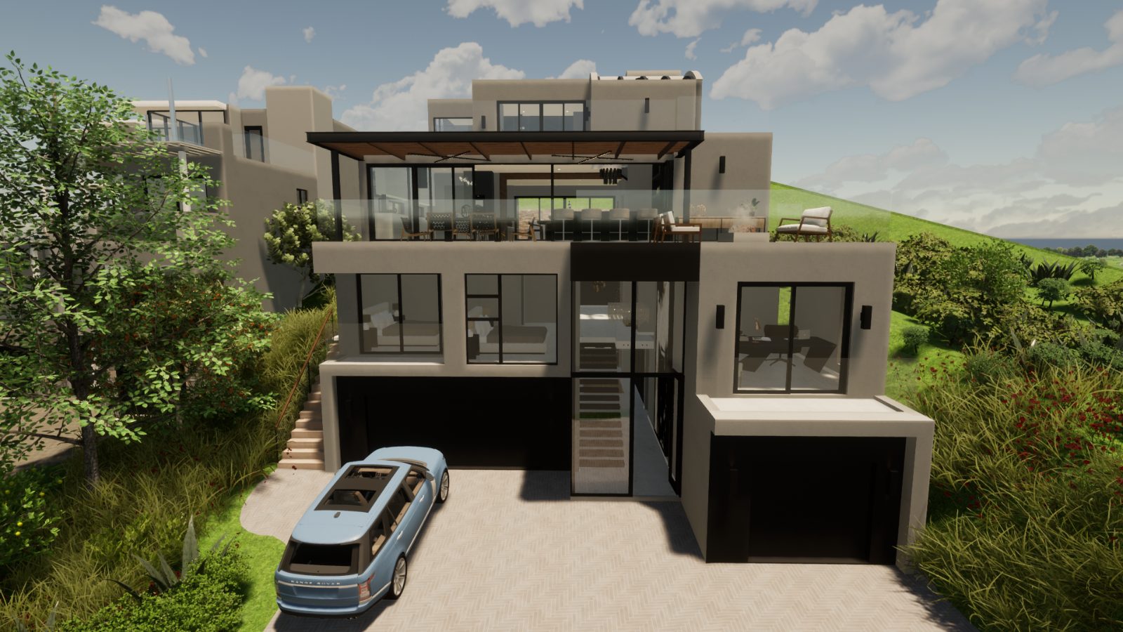 Front exterior by day
